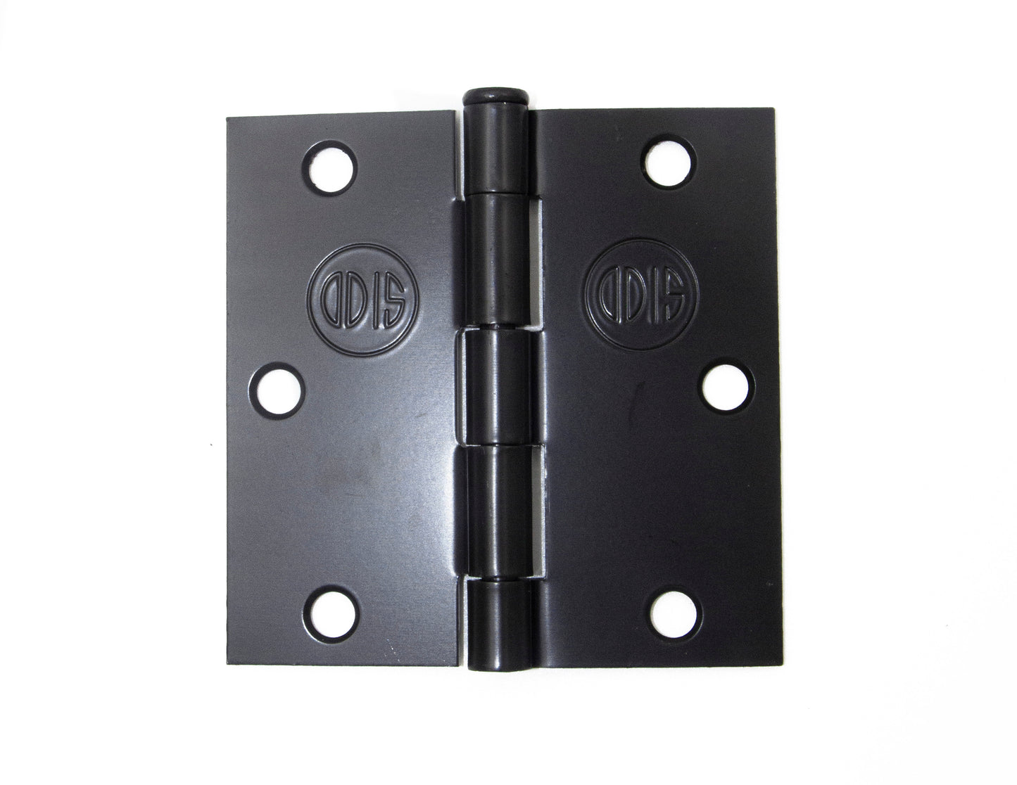 Pack Colonial Maple: Puerta Metálica 80x200cm + Cerradura Embutir 206 Acceso + 3 Bisagras Negras