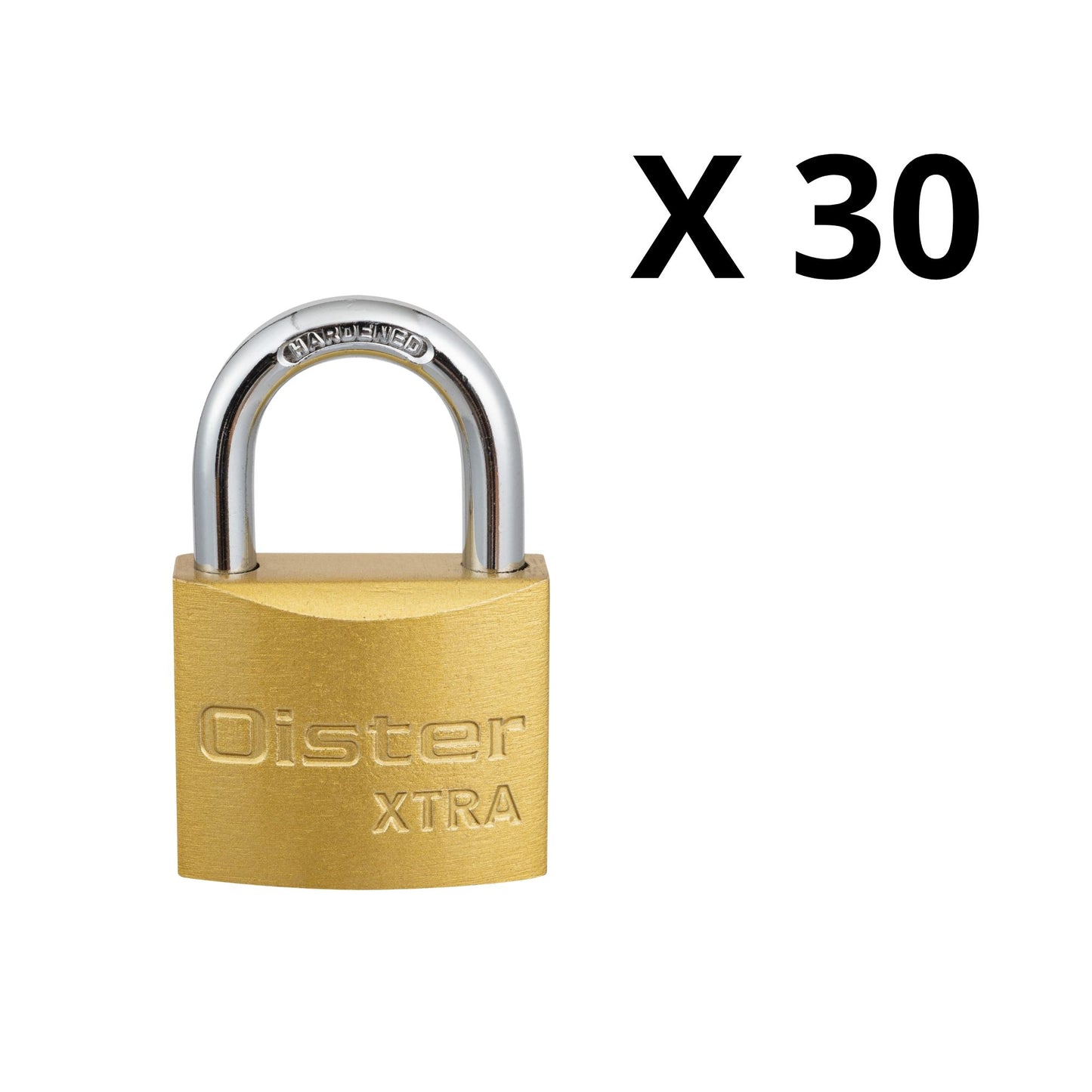 Pack 30 Candados Oister XTRA 30mm