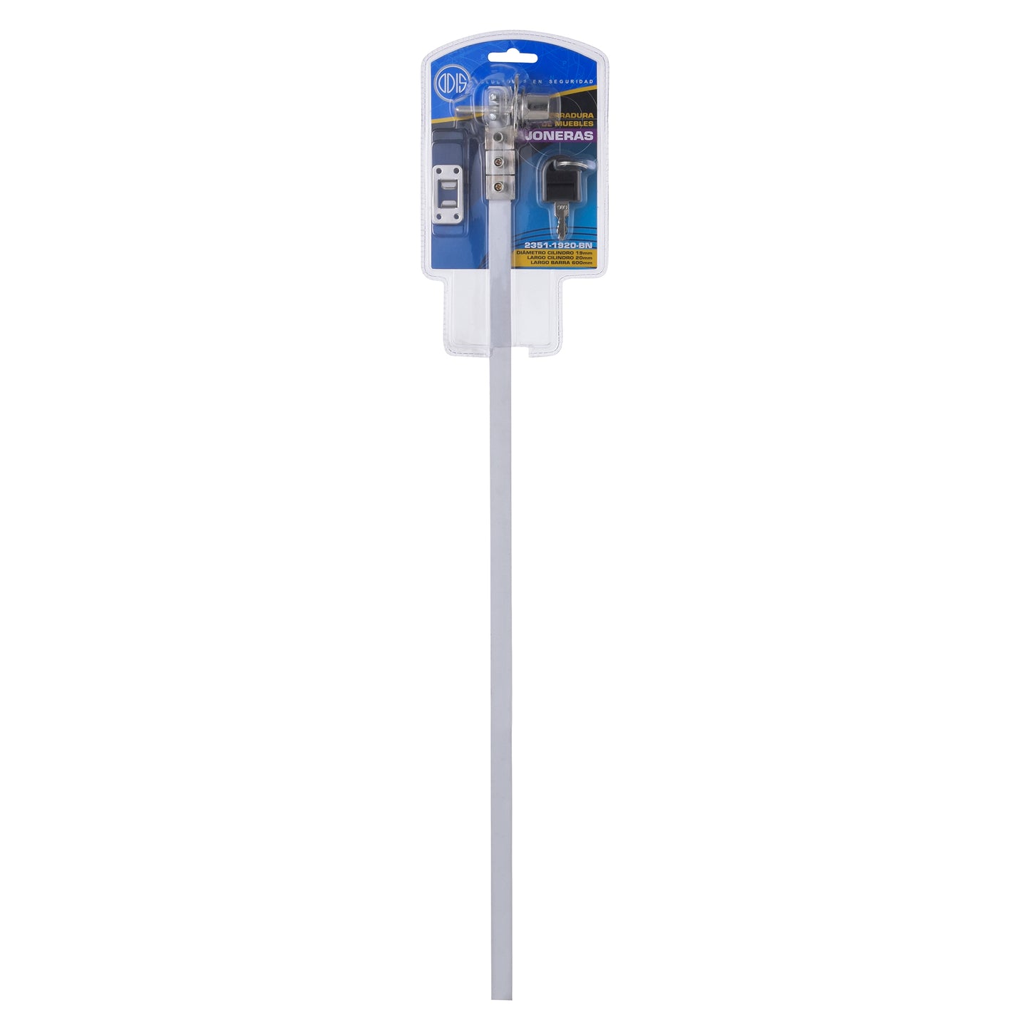 Cerradura para Muebles Cajonera Kardex Frontal 2351-1920