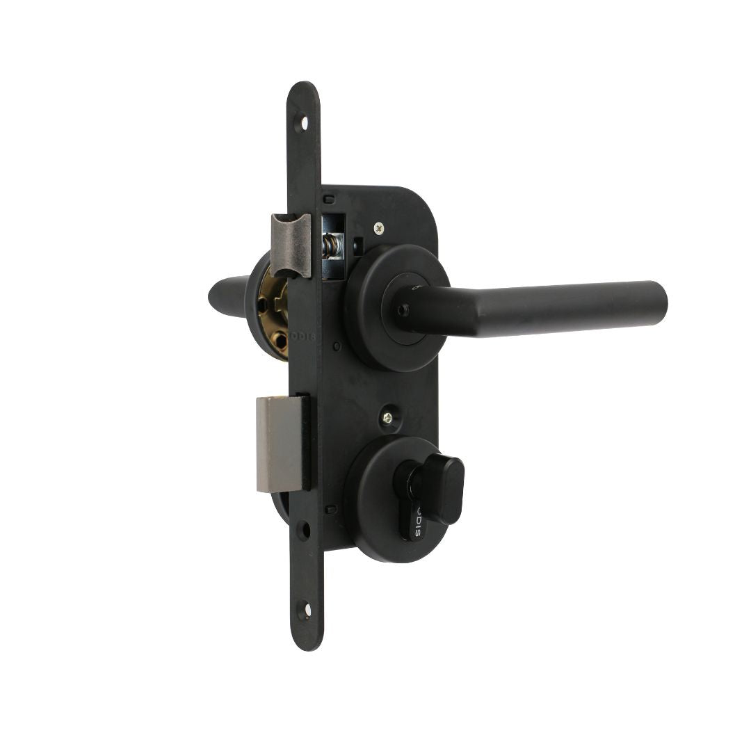 Cerradura Embutir Odis 102 Dormitorio Manilla 2480 (45-50) - Negra