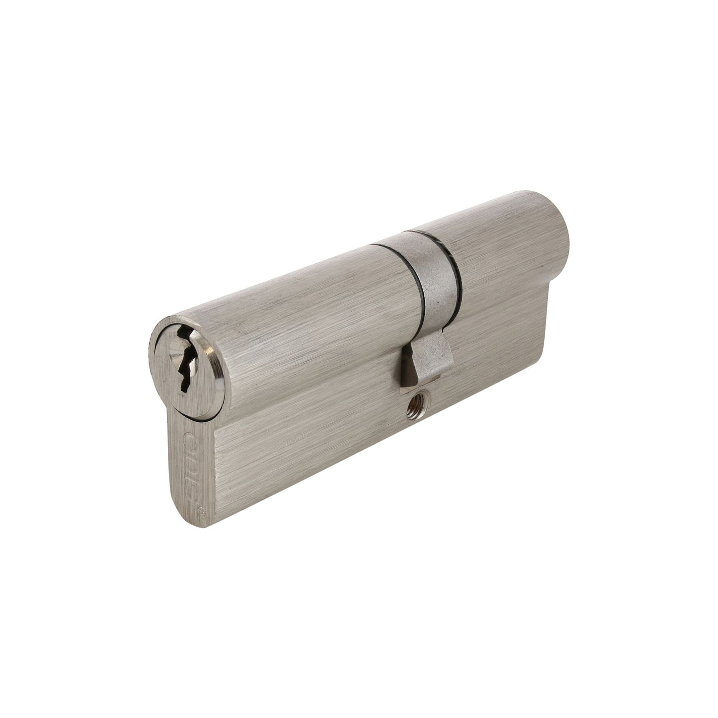 Cilindro Odis Llave-Llave Estándar 80mm (35-45) Leva Centrada Plata.