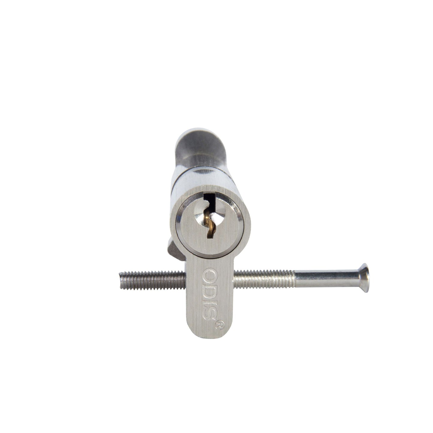 Cilindro Odis Llave-Llave Estándar 70mm Plata Satinado 6 Combinaciones