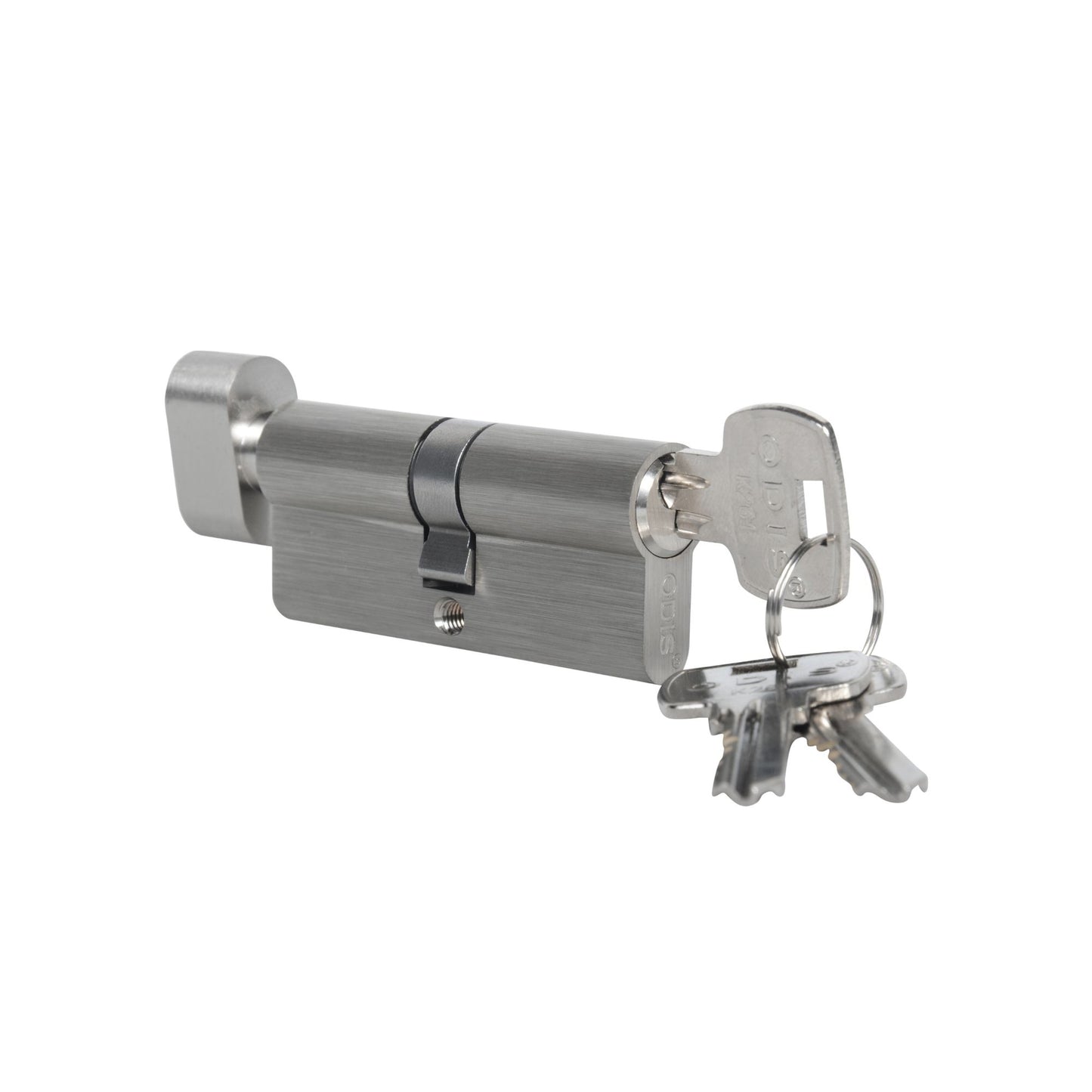 Cilindro Odis Llave-Seguro 70mm - Niquél Satinado