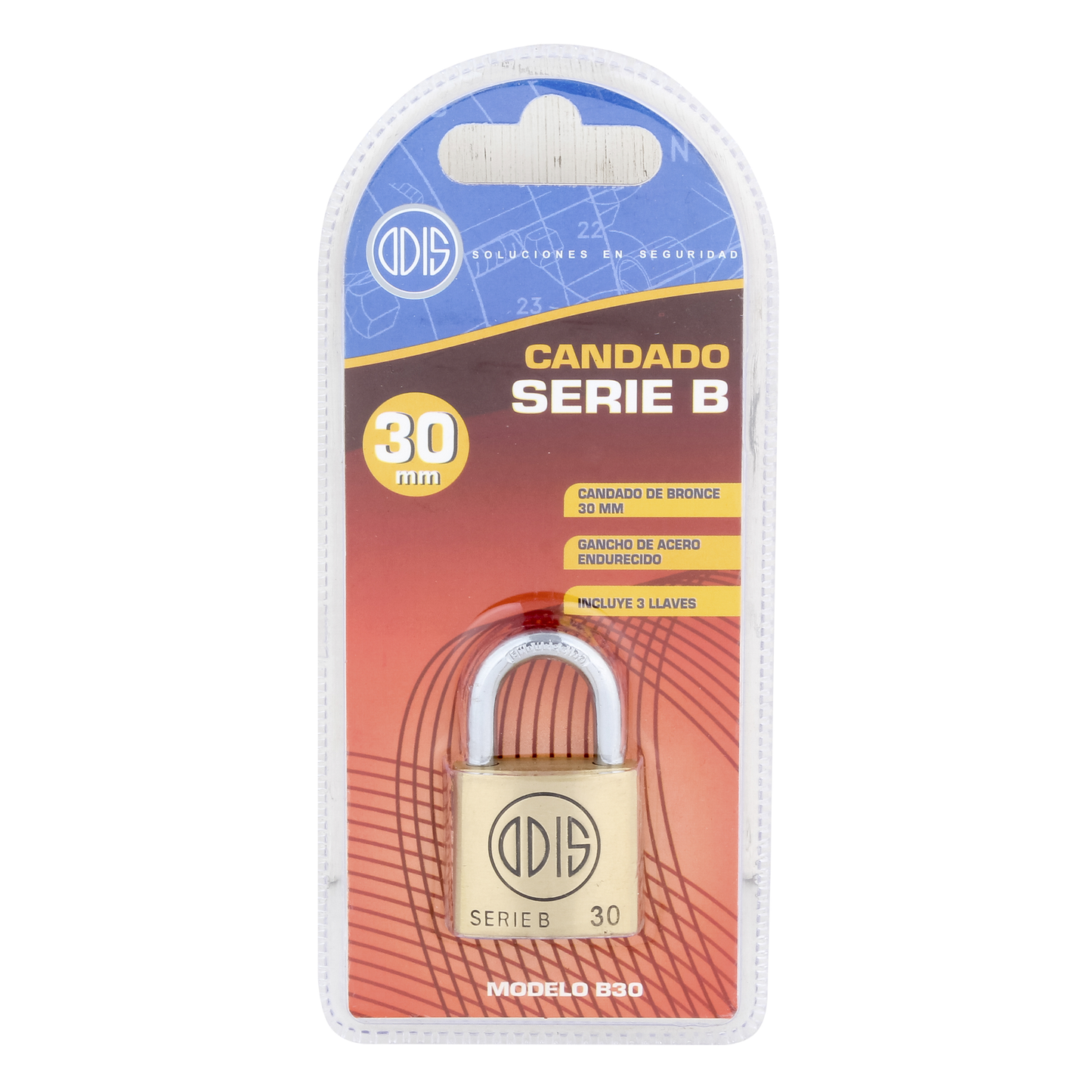 Candado Odis Serie B 30mm