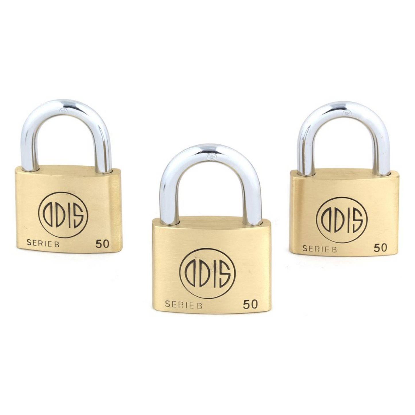 Pack 3 Candados Odis Serie B 50mm - Llaves Iguales
