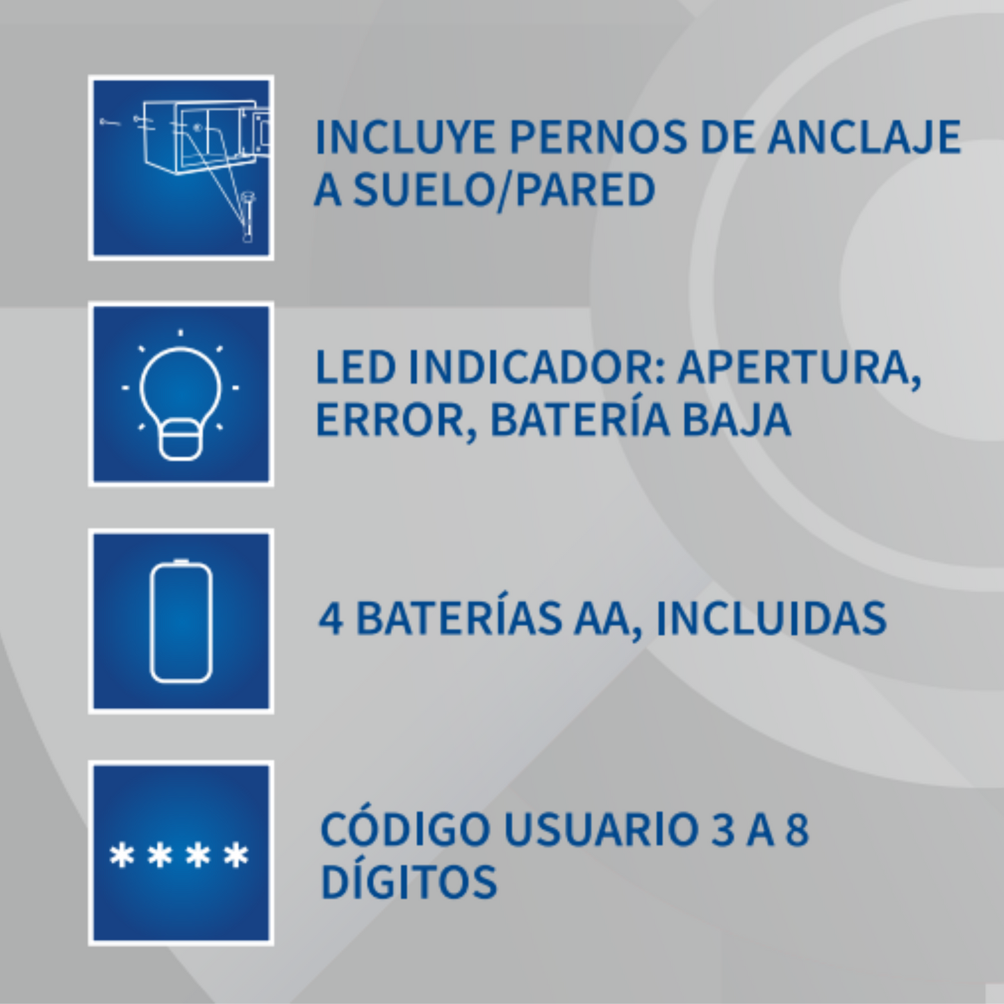 Caja Fuerte De Seguridad Digital Odis 4,2 Lts + Candado Tsa Negro De Regalo
