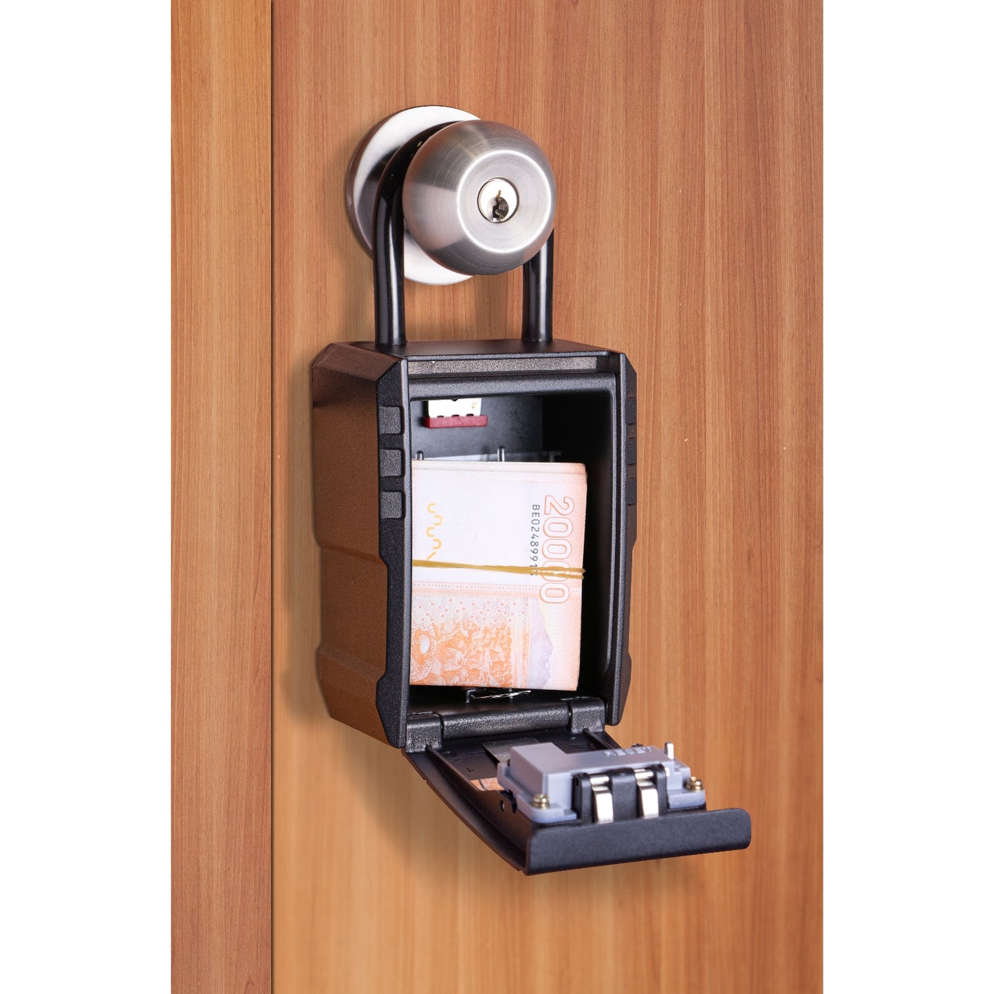 Caja Guarda Llaves XL Gancho con clave 130x100x65mm