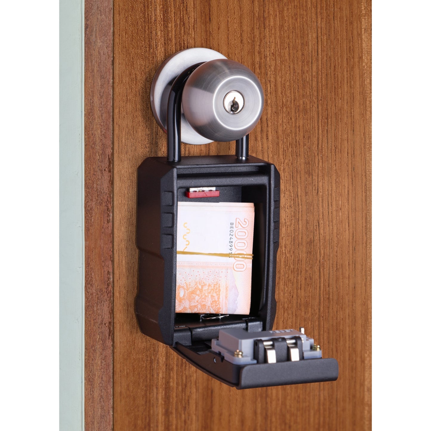 Caja Guarda Llaves L Gancho con clave 120x89x44mm