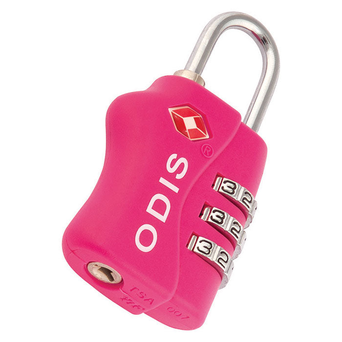 Candado Odis TSA Maleta Viaje 33mm con clave - Rosado