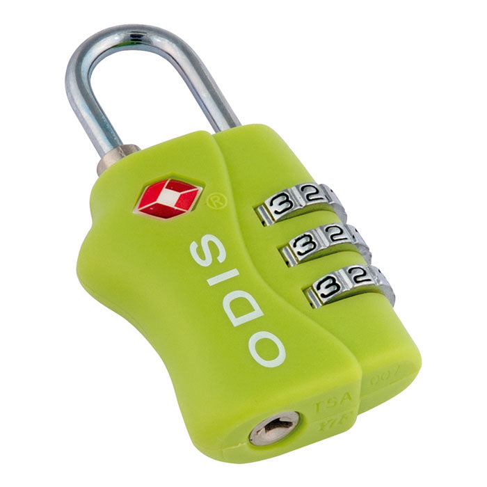 Candado Odis TSA Maleta Viaje 33mm con clave - Verde