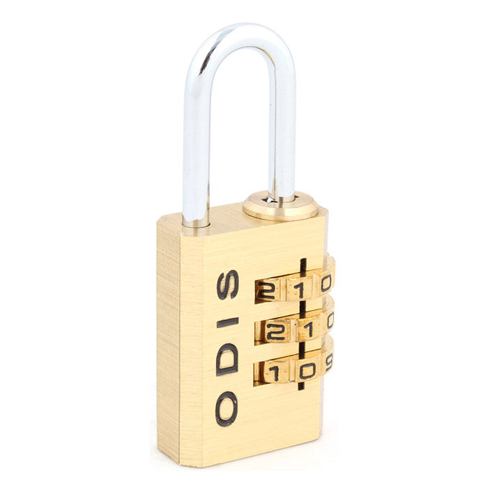 Candado con clave Odis 21mm 3 Diales Maleta Casillero