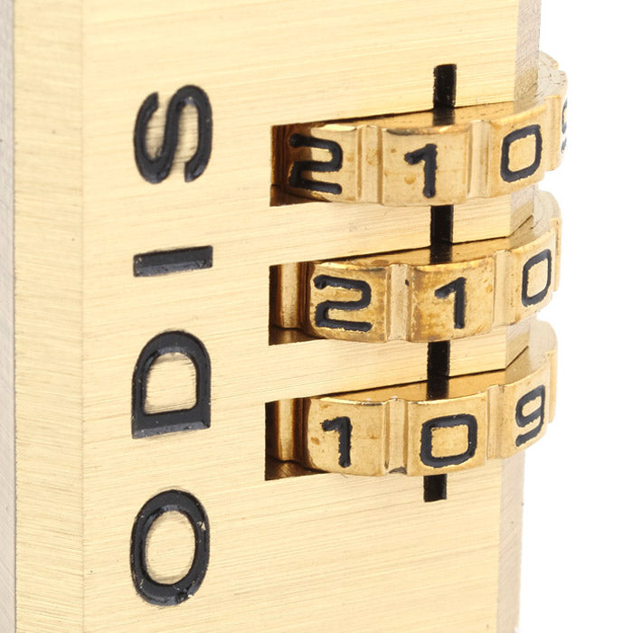Candado con clave Odis 21mm 3 Diales Maleta Casillero