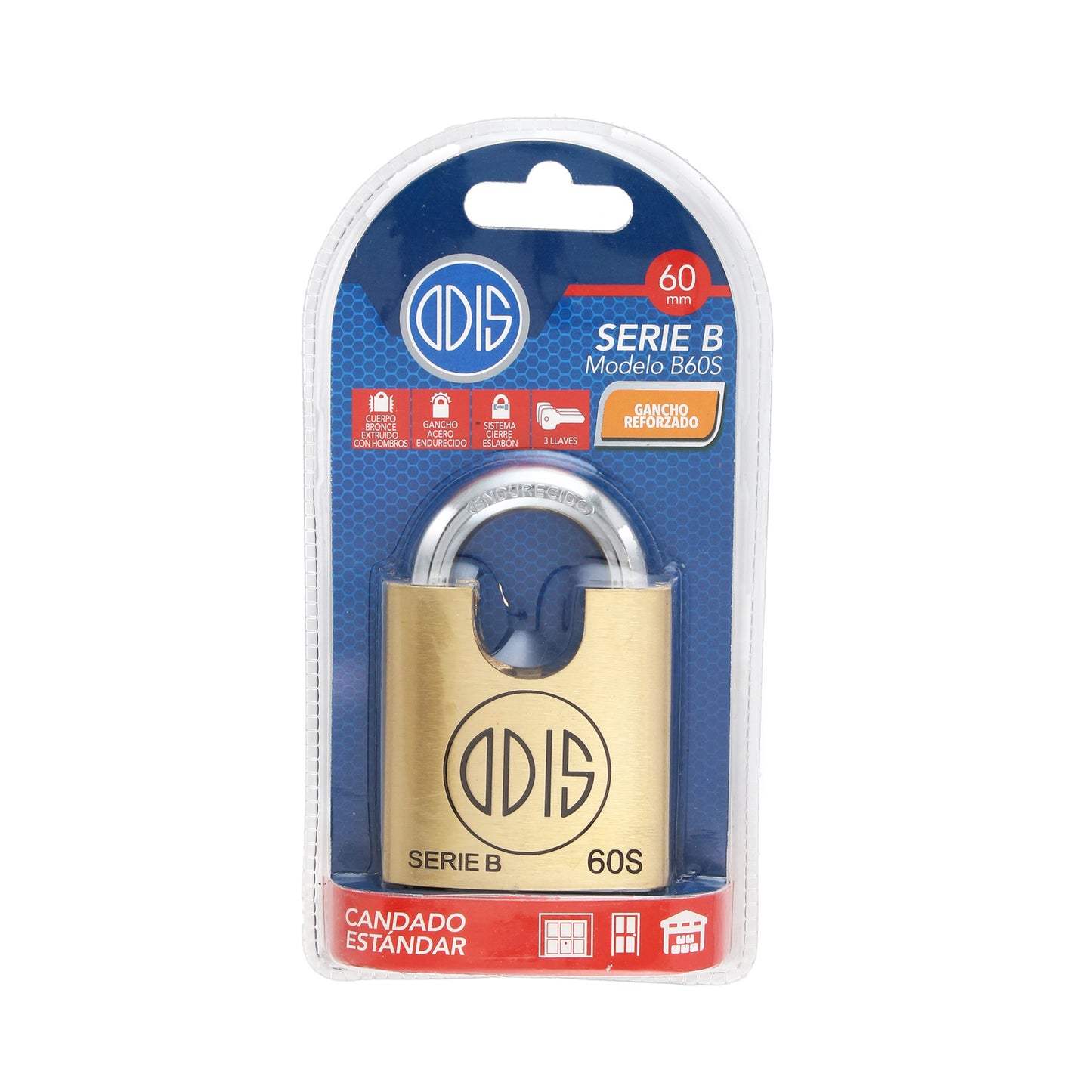 Candado Odis Serie B 60mmS