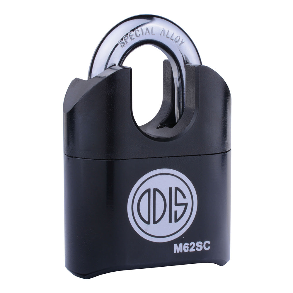 Candado Odis M62SC 62mm con clave y hombros