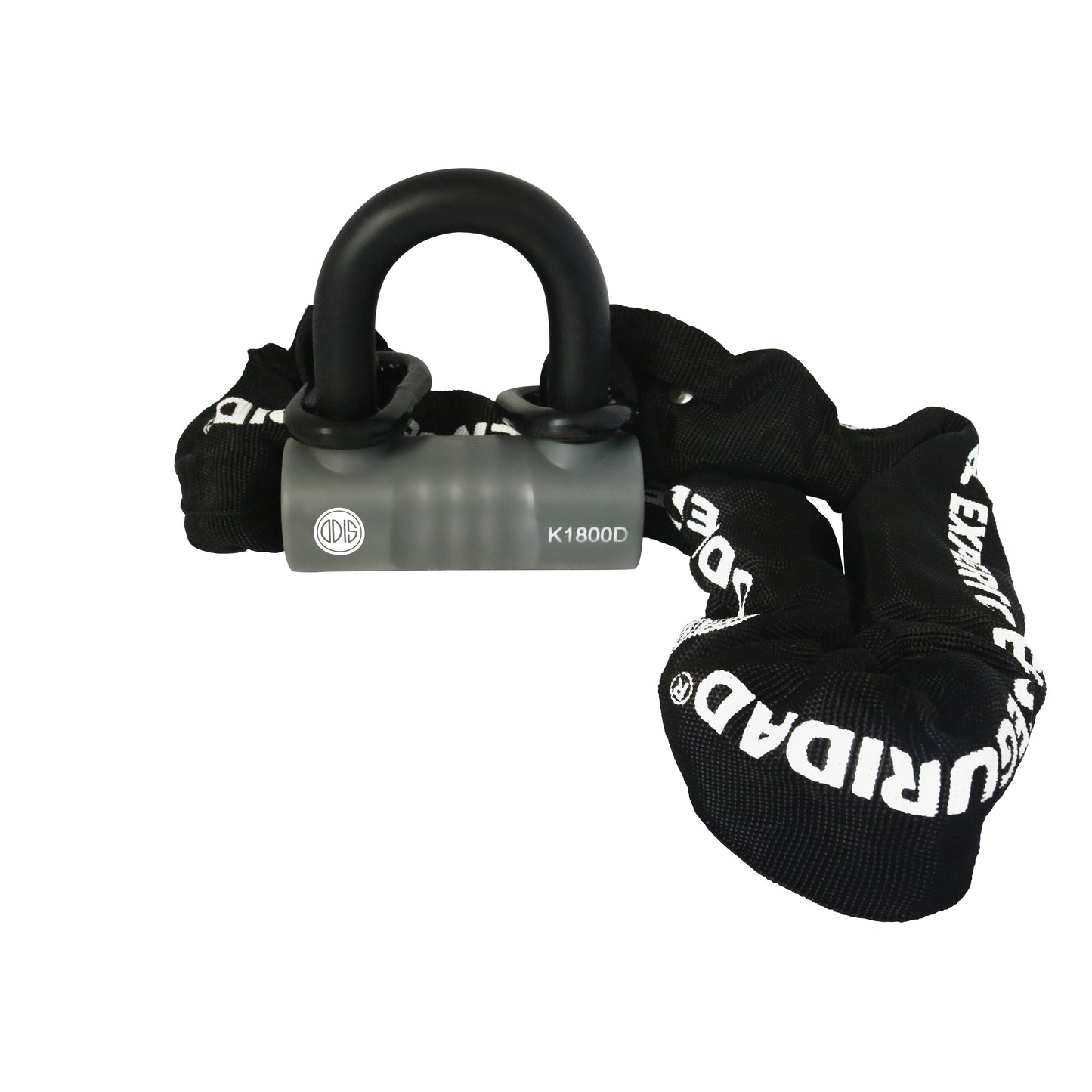 Candado Bicicleta U Lock Odis Bike K1800D Con Cadena 10mm X 1,1m Llave Disco