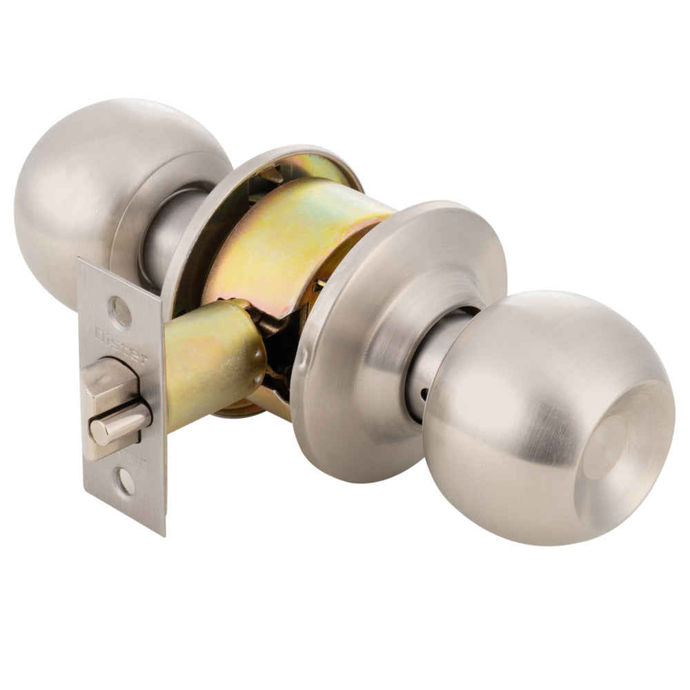Kit Oister Acceso Plata: Cerradura Cilíndrica Acceso + Cerrojo Llave-Llave