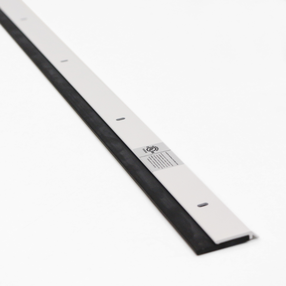 Sello Barra Puerta Inferior Sobreponer Odis aluminio blanco 1m