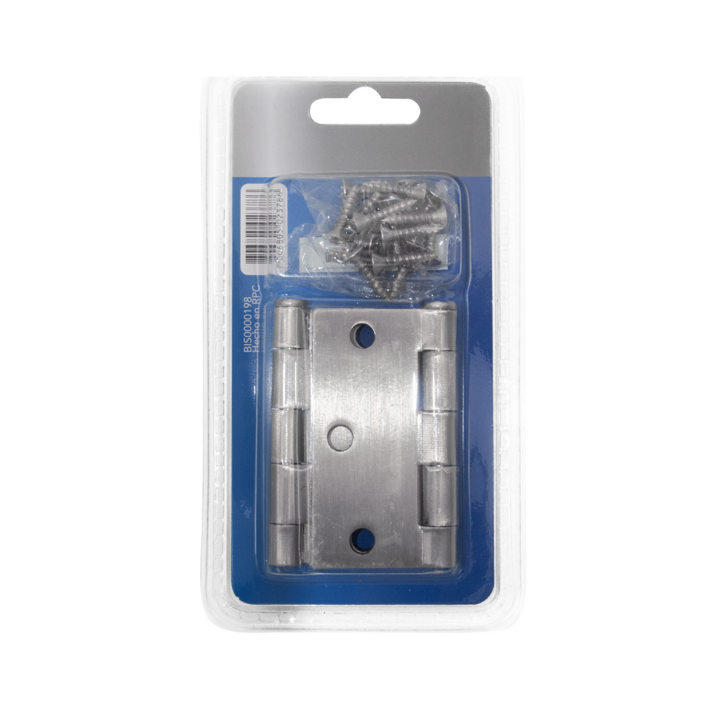 Pack 3 Bisagras Acero Odis 3”×3”× 2,0mm - Plata