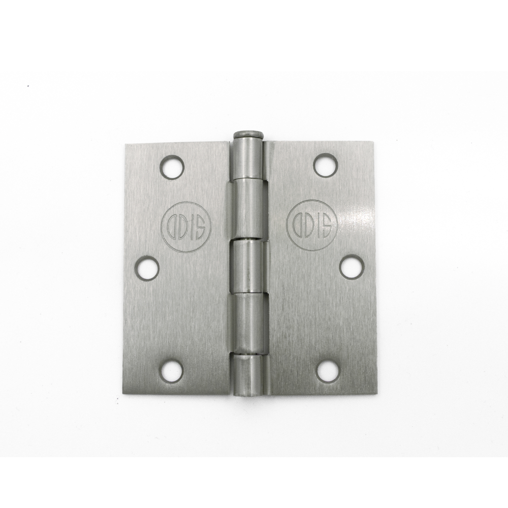 Pack 3 Bisagras Acero Odis 3,5”×3,5”× 2,0mm - Plata