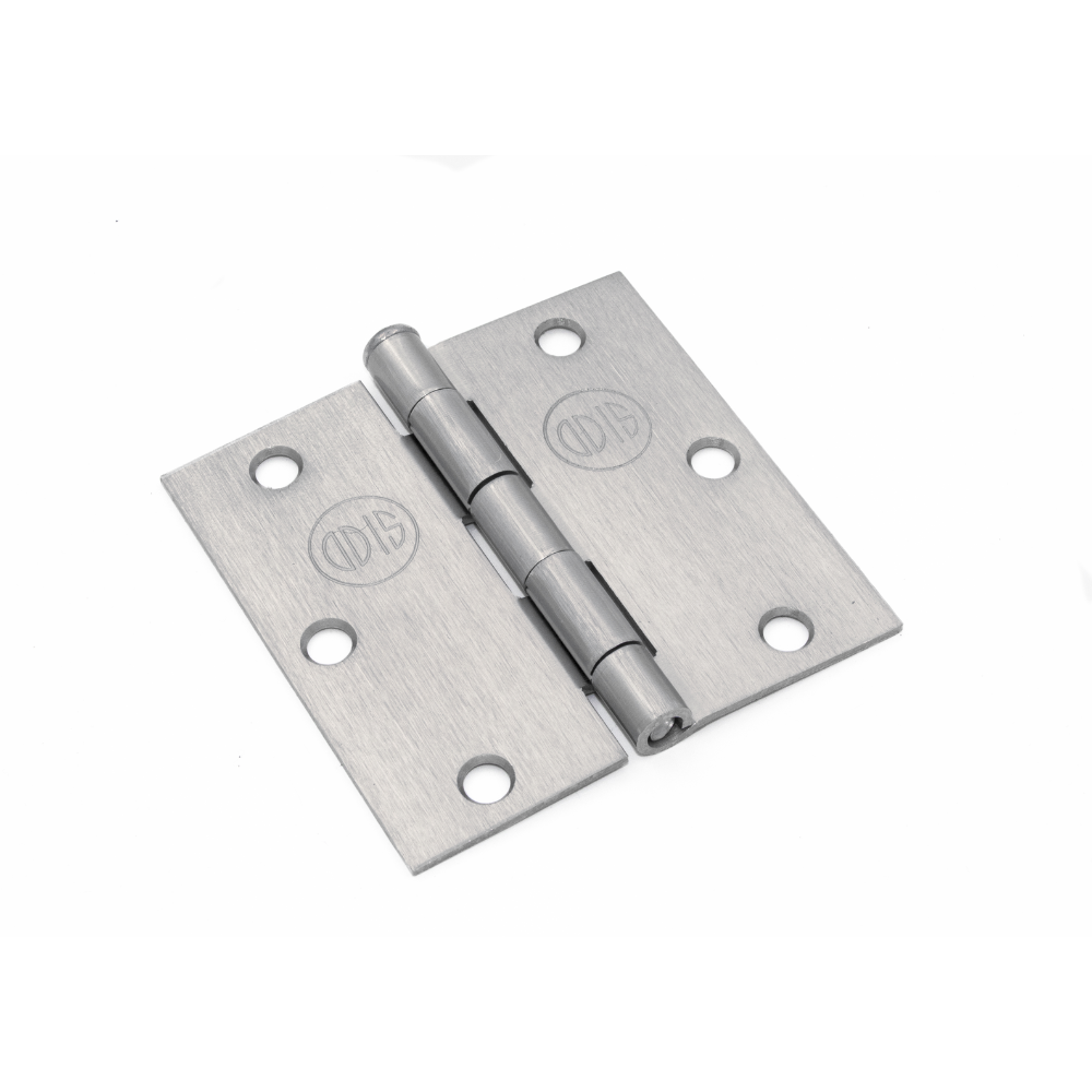 Pack 3 Bisagras Acero Odis 3,5”×3,5”× 2,0mm - Plata