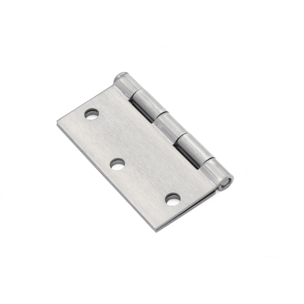 Pack 3 Bisagras Acero Odis 3,5”×3,5”× 2,0mm - Plata