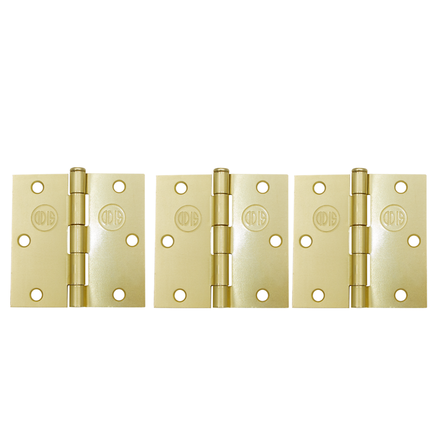 Pack 3 Bisagra Acero Odis 3,5”×3,5”×2,0mm - Bronce
