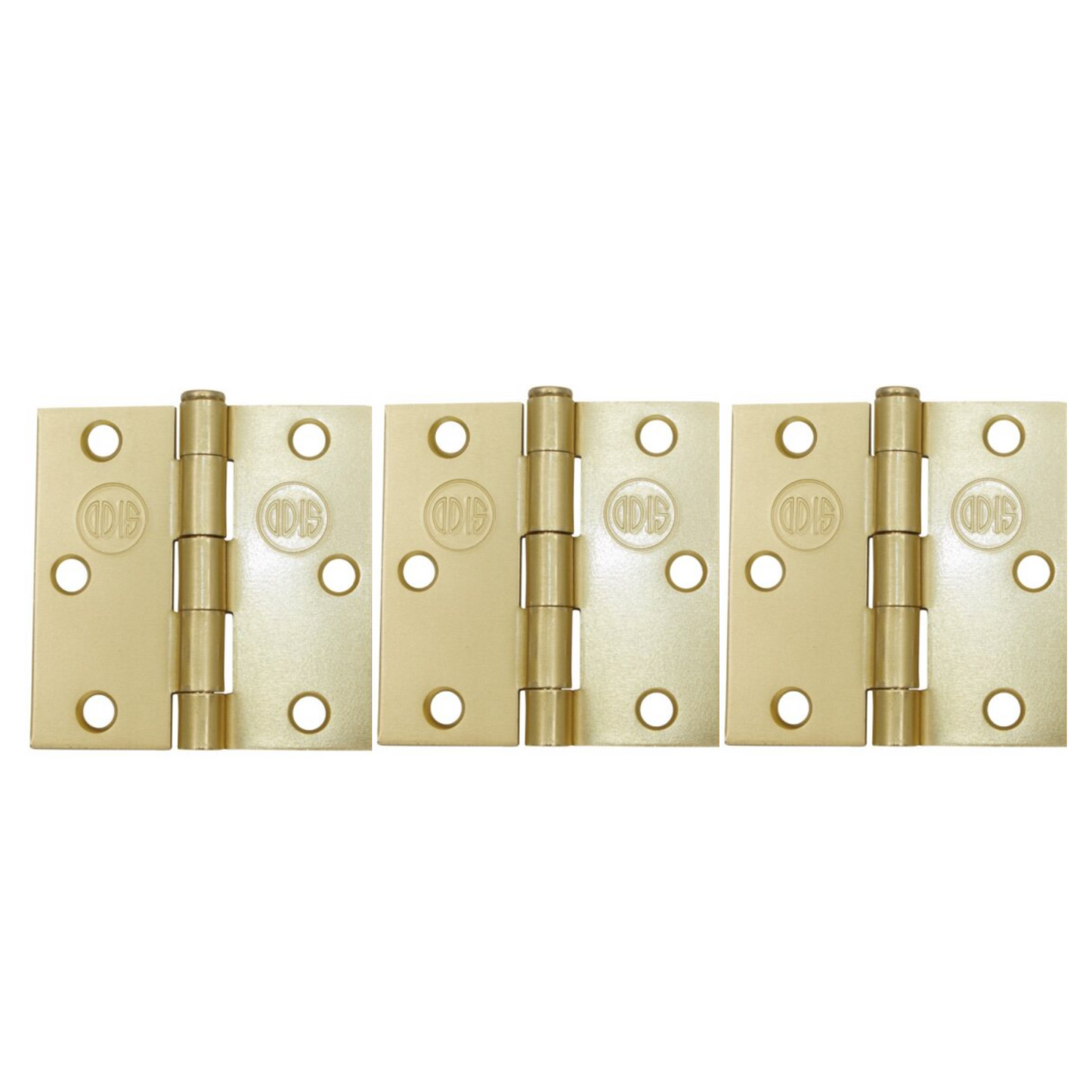 Pack 3 Bisagras Acero Odis 3”×3”×2,0mm - Bronce