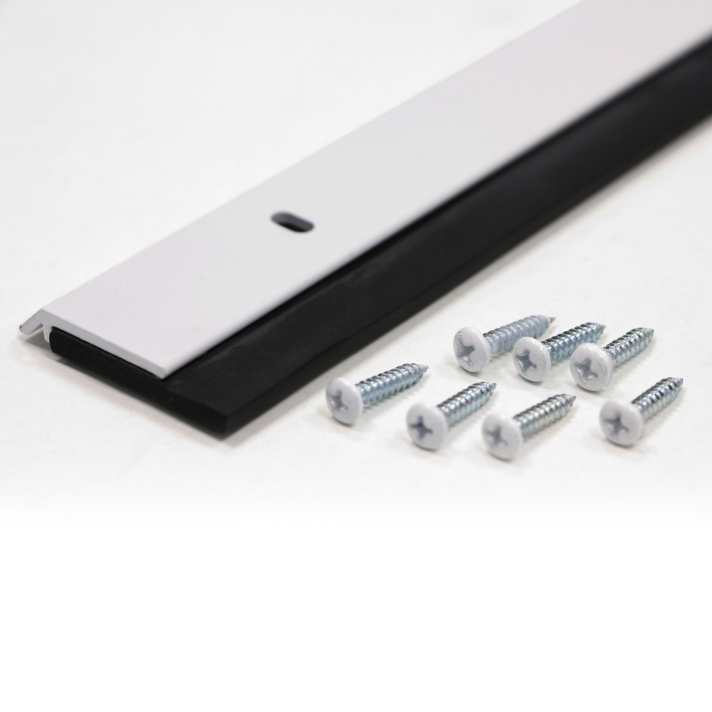 Sello Barra Puerta Inferior Sobreponer Odis aluminio blanco 1m