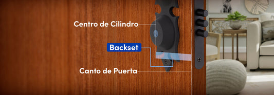 ¿Qué es el backset y por qué importa al elegir tu cerradura?