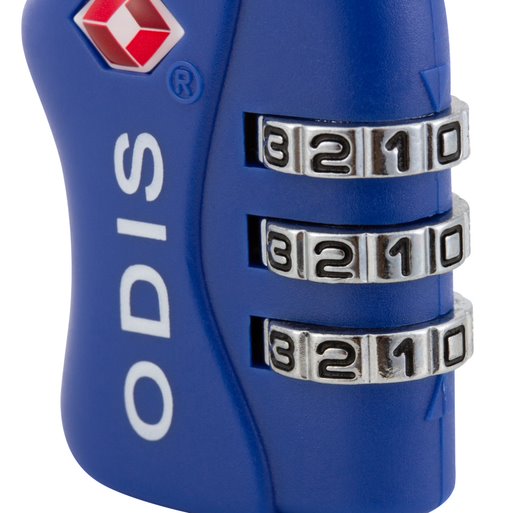 Candado Odis TSA Maleta Viaje 33mm Combinación - Azul