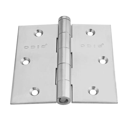 Pack 2 Bisagras Acero Odis 3”x3”x2.0mm Canto Recto - Plata