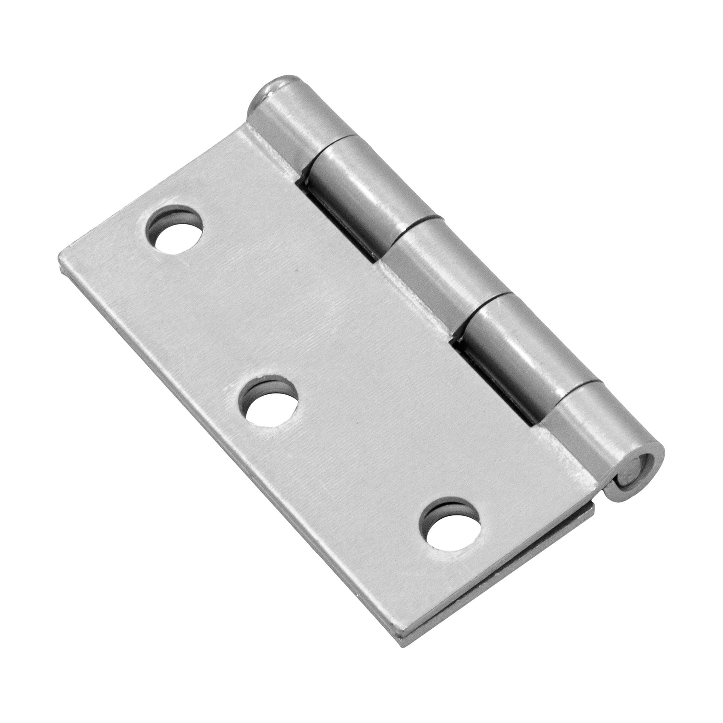 Pack 2 Bisagras Acero Odis 3”x3”x2.0mm Canto Recto - Plata