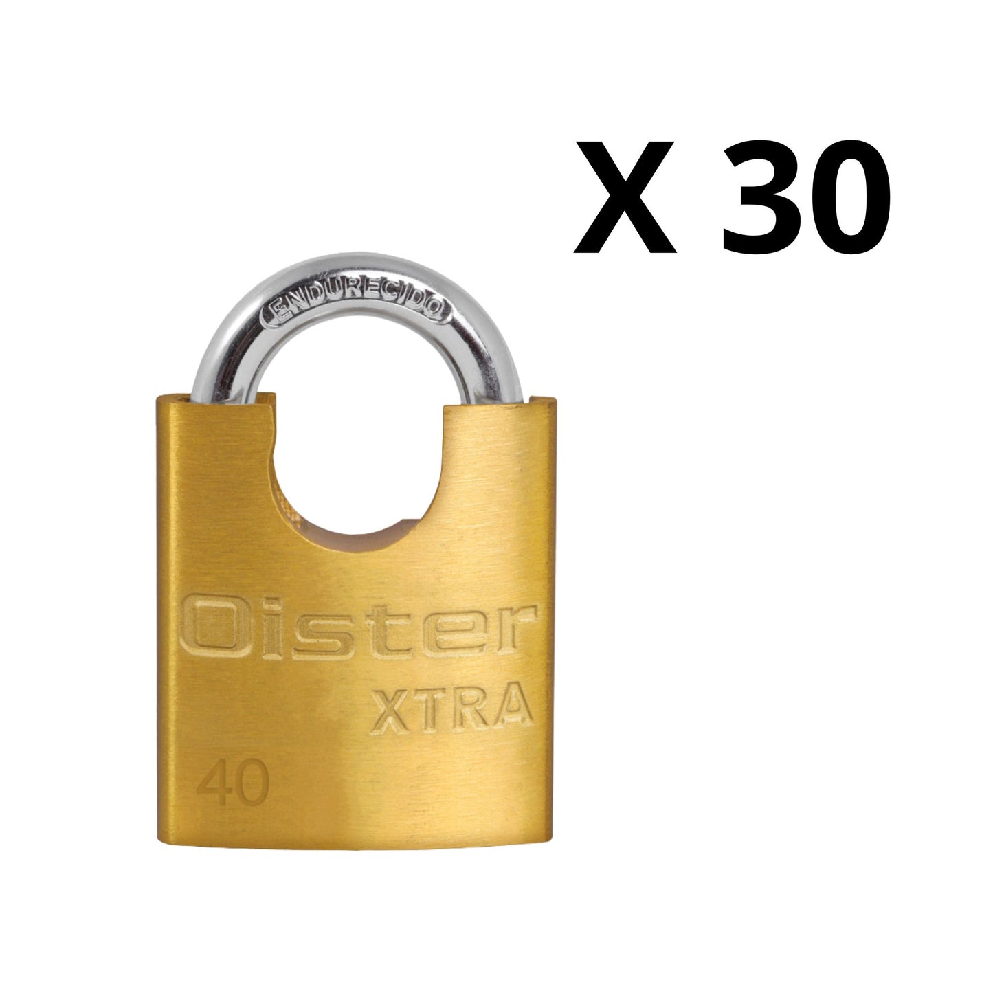 Pack 30 Candados Oister XTRA con Hombros 40mm
