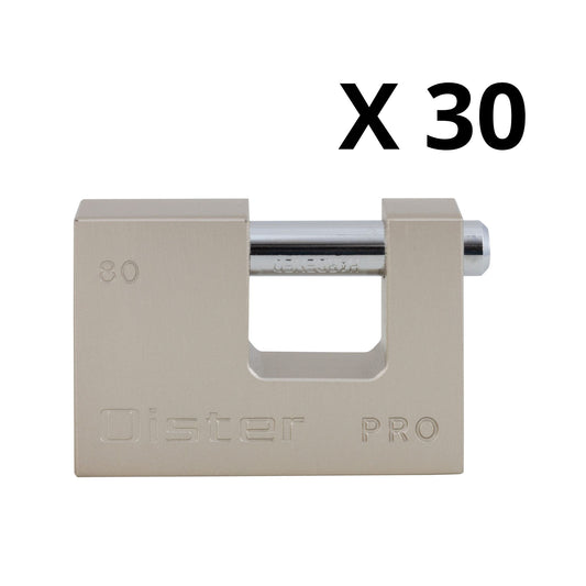 Pack 30 Candados Oister PRO Para Cortina 80mm