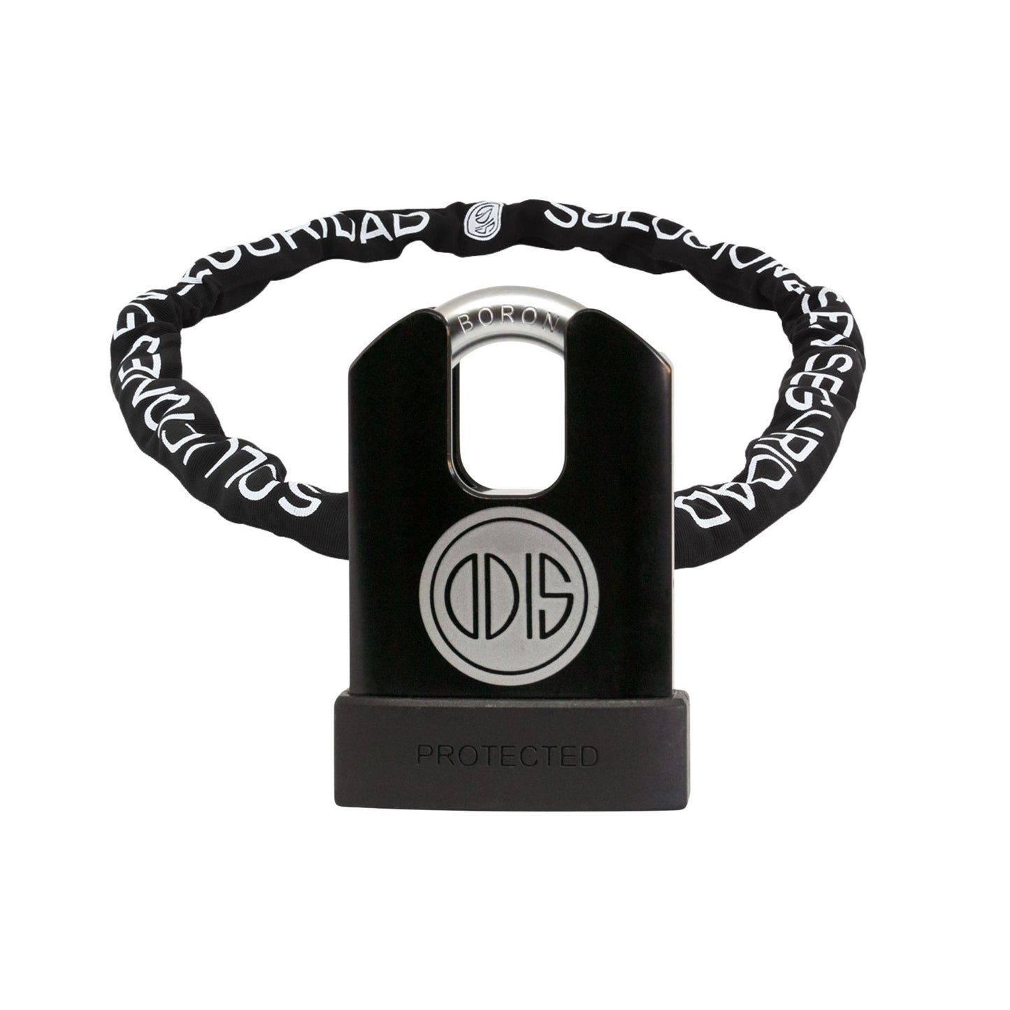 Kit Máxima Seguridad Odis: Candado M60S Protected 63mm + Cadena Off Road 10mm x 110cm