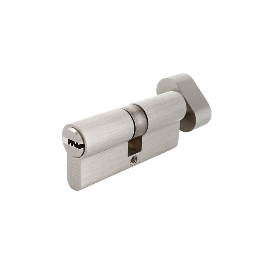 Cilindro Odis Llave-Seguro Punto 70mm (35-35) 6 Combinaciones Plata
