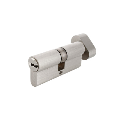 Cilindro Odis Llave-Seguro Punto 70mm (35-35) 6 Combinaciones Plata