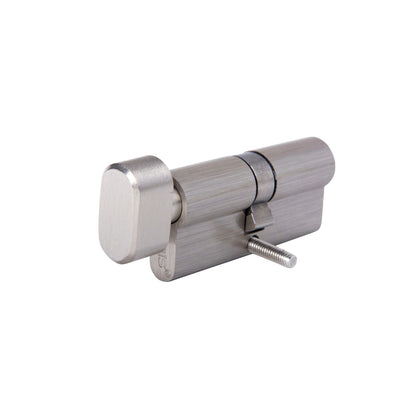 Cilindro Odis Llave-Seguro Punto 70mm (35-35) 6 Combinaciones Plata