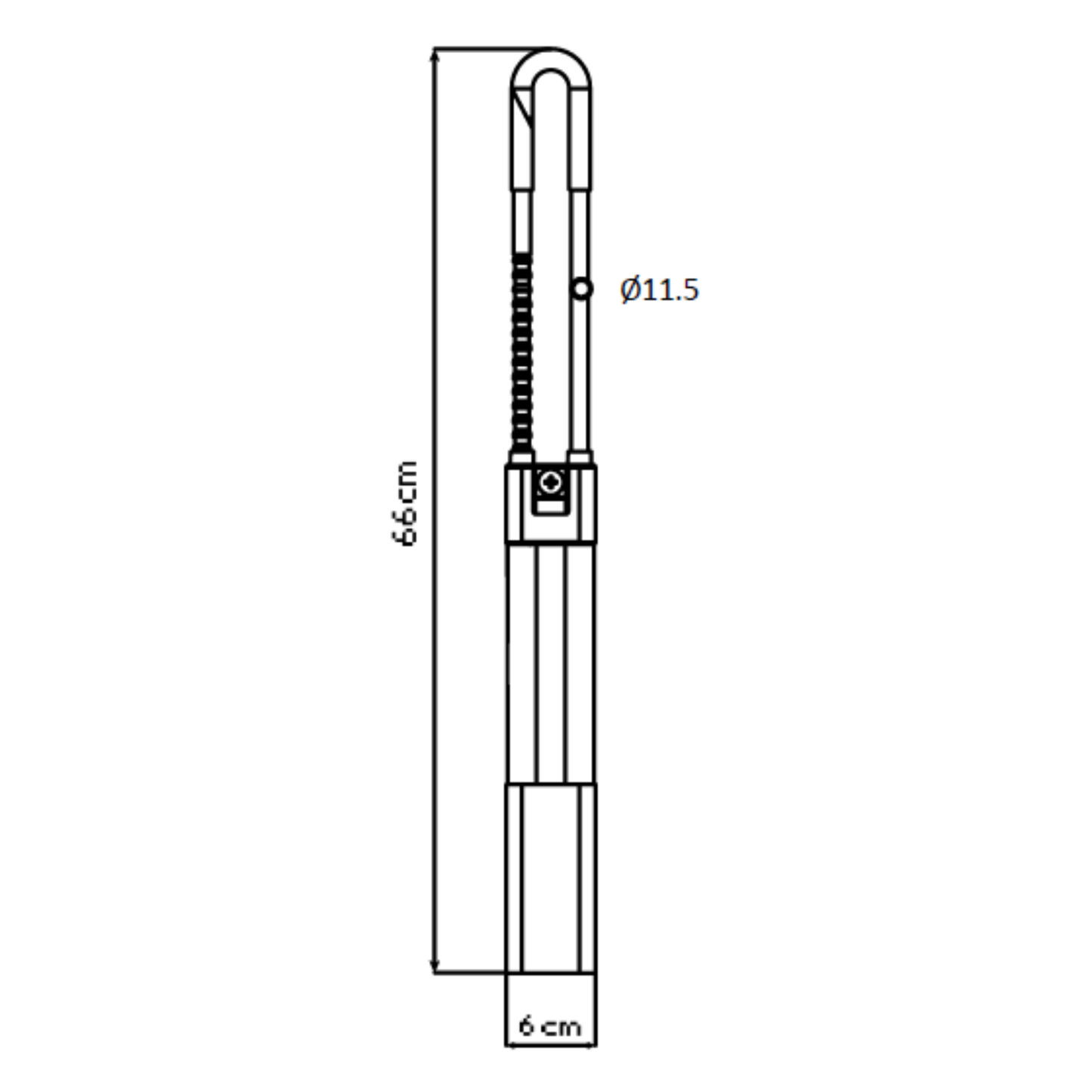Traba volante vehículo Odis W4300