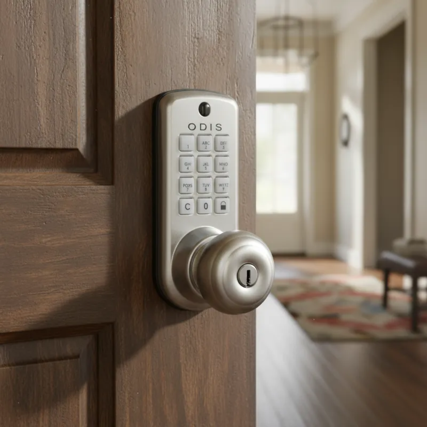 Cerradura Digital Odis con Pomo 6500 - Plata