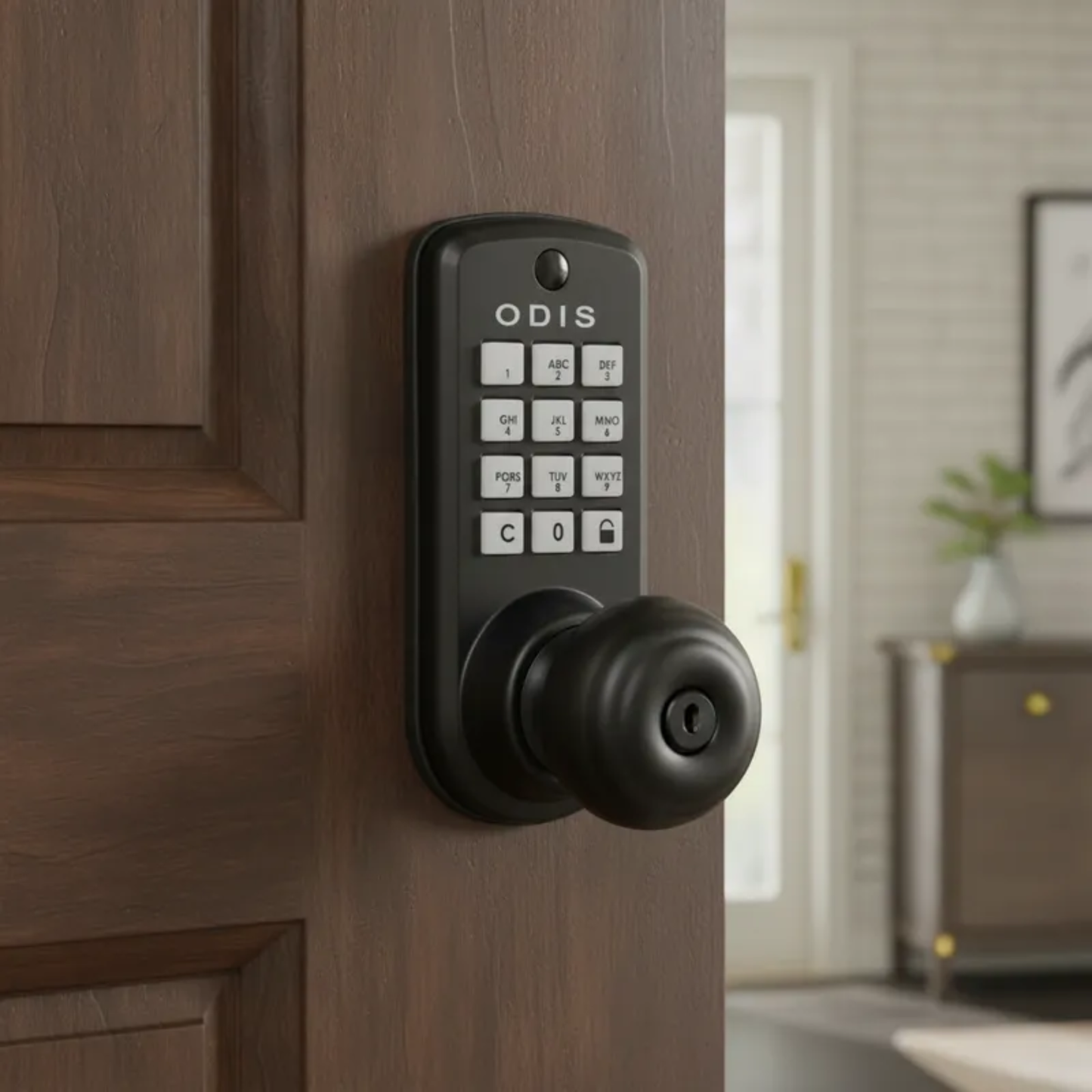 Cerradura Digital Odis con Pomo 6500 color - Negro