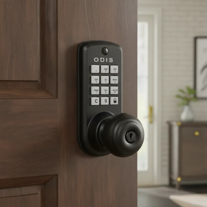 Cerradura Digital Odis con Pomo 6500 color - Negro