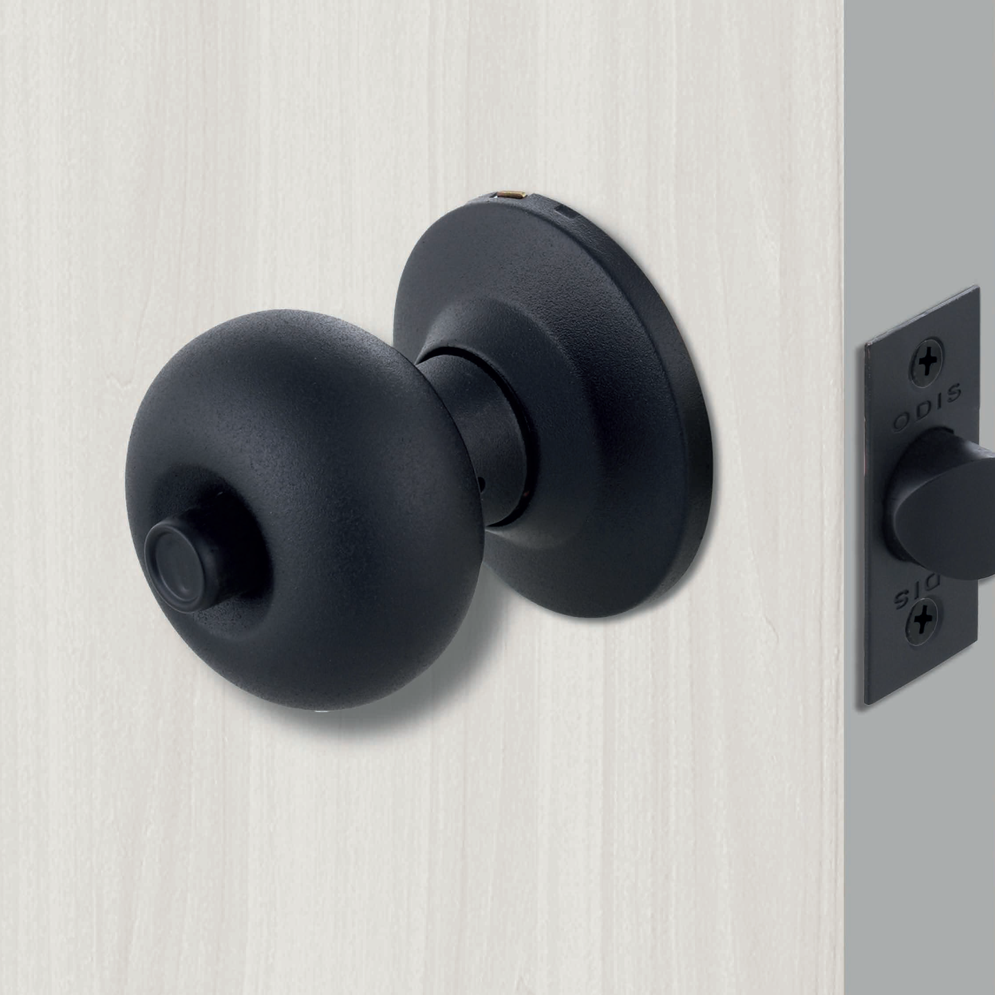 Cerradura Cilíndrica Odis 206 Dormitorio - Negro