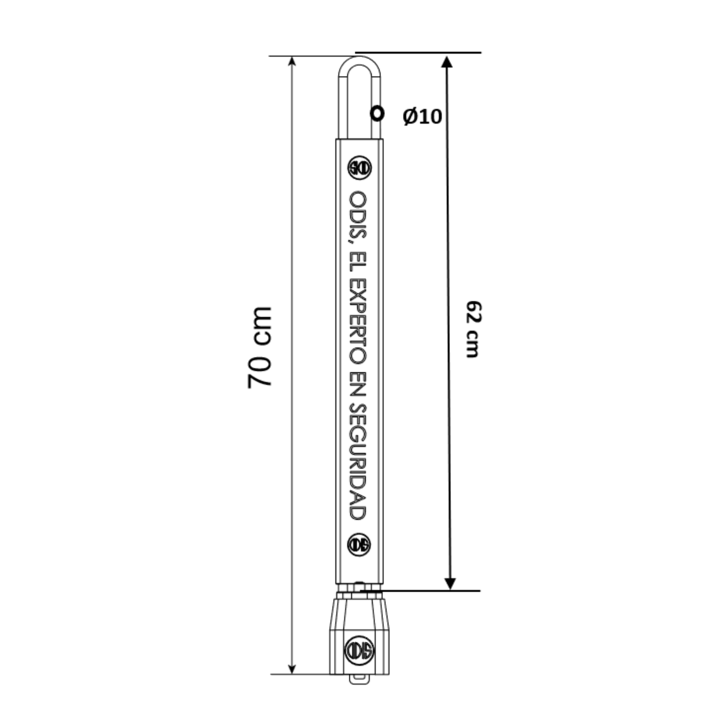 Traba volante vehículo para cinturón Odis W4200