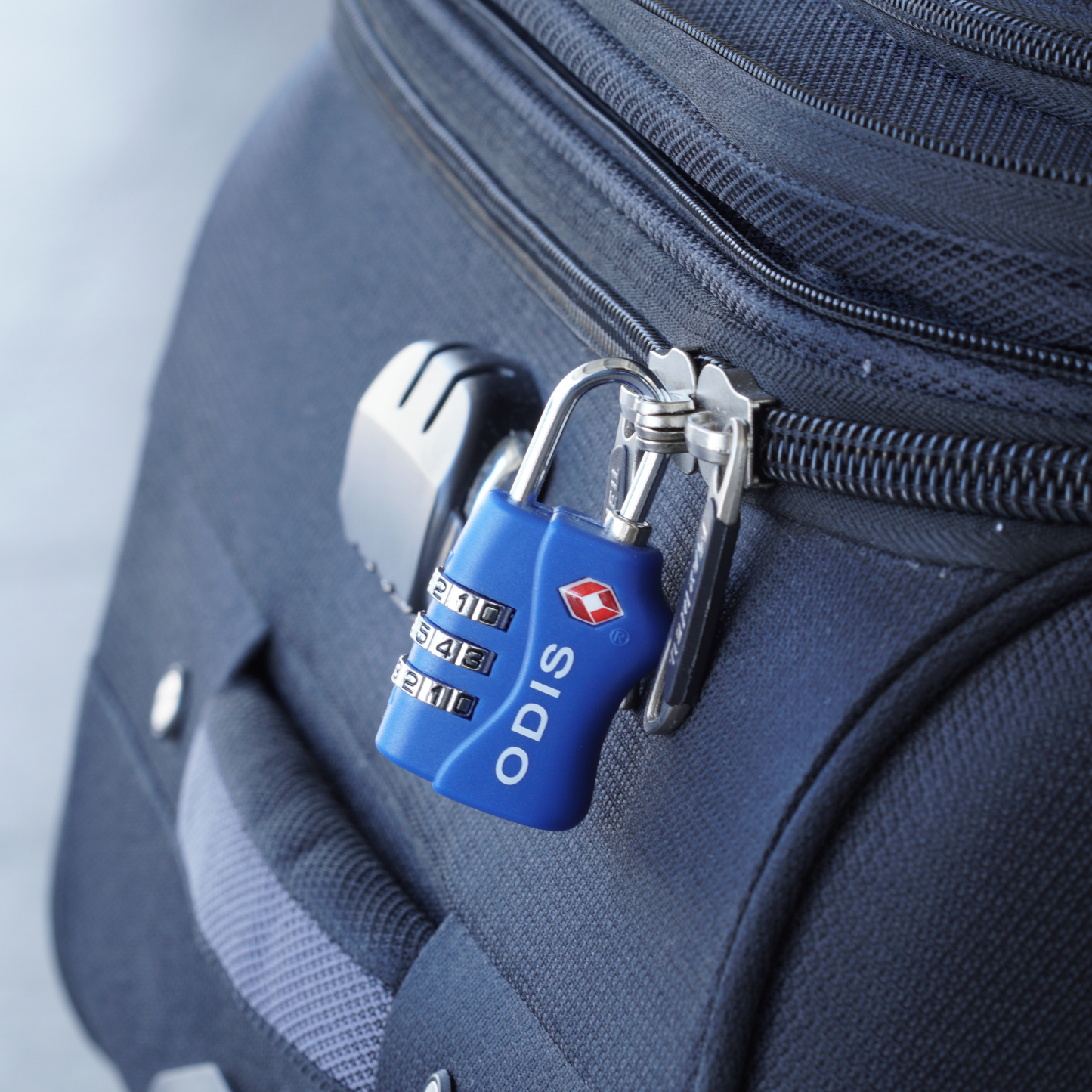 Candado Odis TSA Maleta Viaje 33mm con clave - Azul