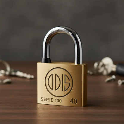 Pack de 12 Candado 140 40mm - Llave maestra - Servicio Amaestrado - Entrega Inmediata 