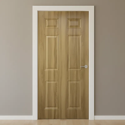 Puerta Residencial Metálica Línea Home Maple 90 x 200 cm