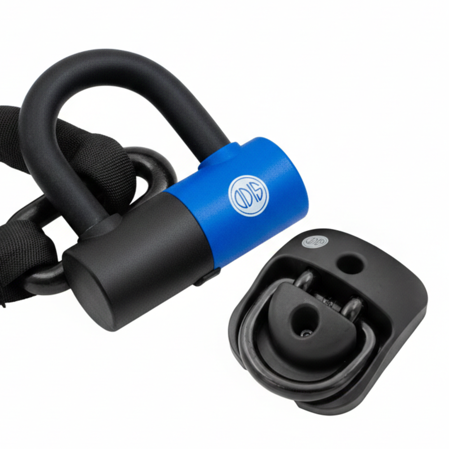 Kit Moto Odis: Candado ULock + Cadena 14mm X 1.70mt con Soporte a piso