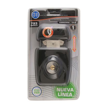 Cerradura Exterior Sobreponer Eléctrica Odis 783 con Caja Metálica