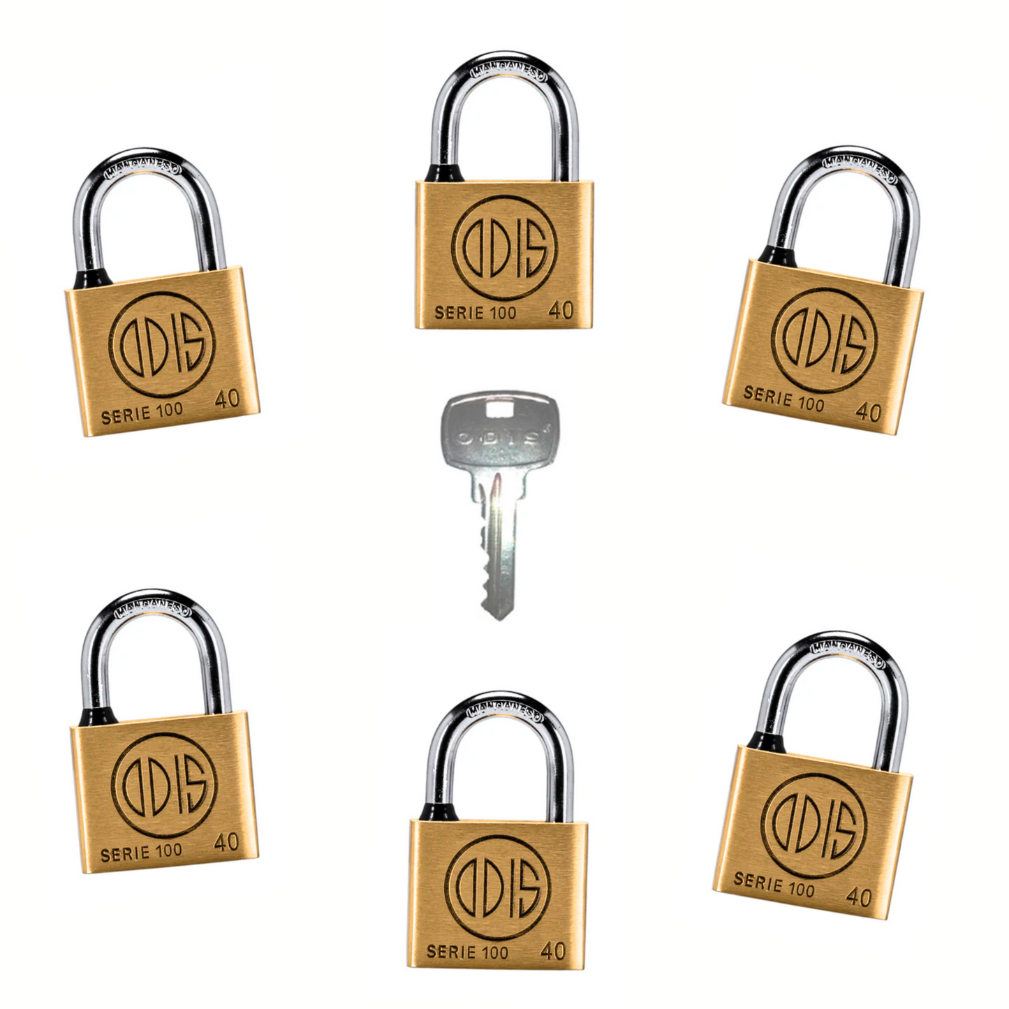 Pack de 6 candado amaestrado 140 - Entrega inmediata 